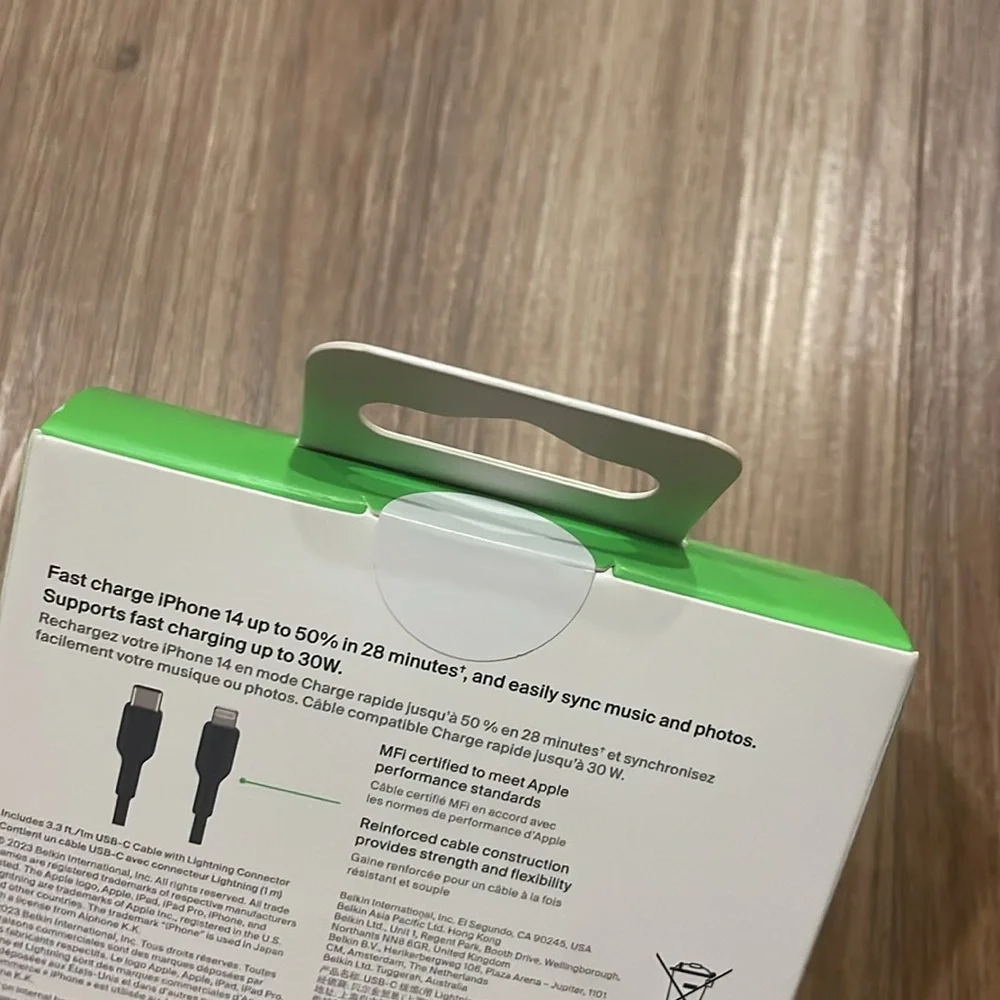 Belkin BoostCharge USB-C with Lightning Connector for iPhone or iPad